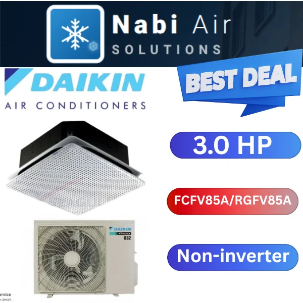 Daikin Ceiling Cassette Aircond (R32)