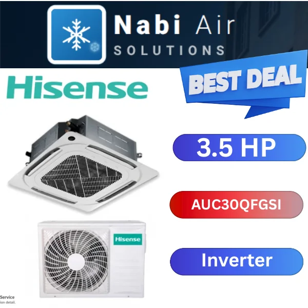Hisense Ceiling Cassette Aircond (R32)